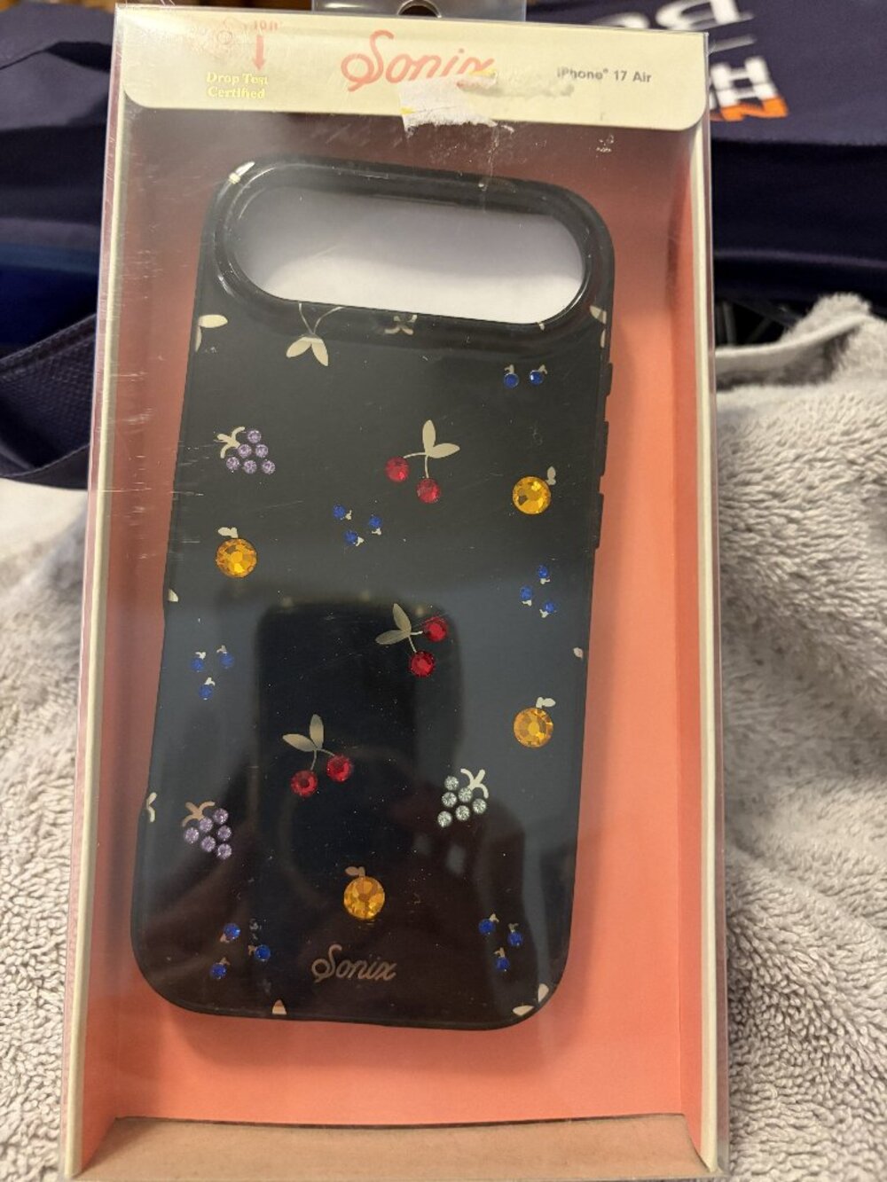 Sonix iPhone 17 Air Case with Fruit and Gem Embellishments